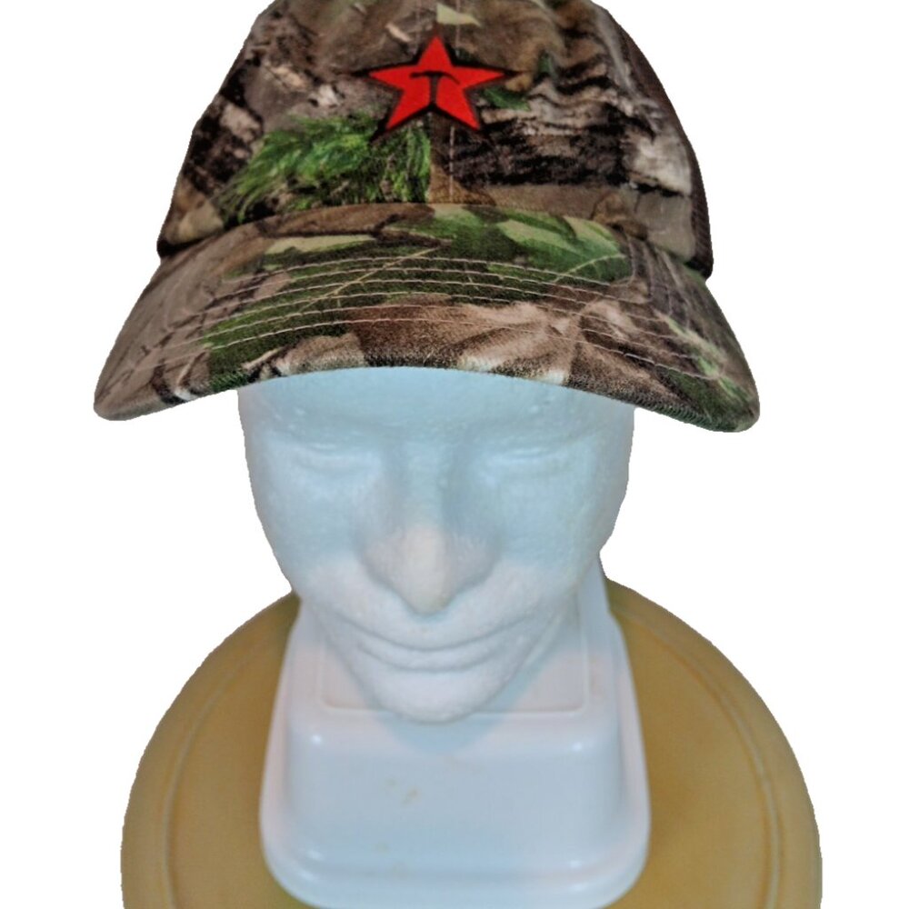 VTG McCoys Camo Building Hats Cap Logo-'Hammer in a Star'